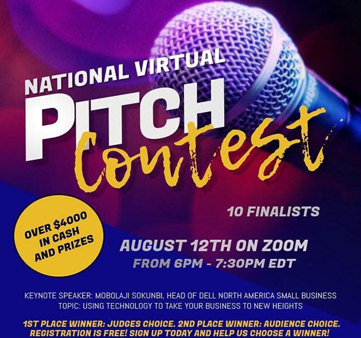 Join us for the 2020 National Virtual Pitch Contest!